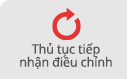 Thủ tục tiếp nhận điều chỉnh